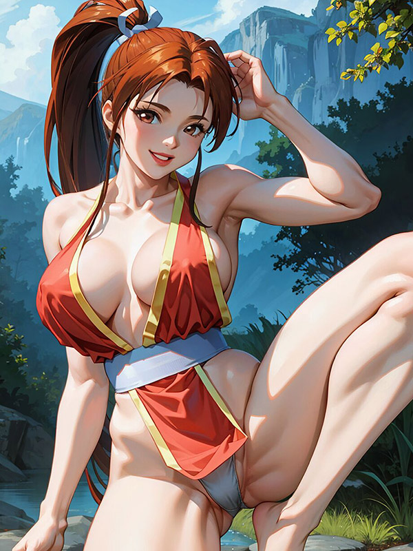KORATA: Mai Shiranui Milk Cow (The King of Fighters) Sexy Anime Girl