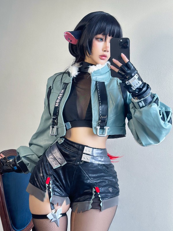 Choi Ji Yun: Red Hood (Goddess of Victory: Nikke) (32 photos) Sexy Cosplay