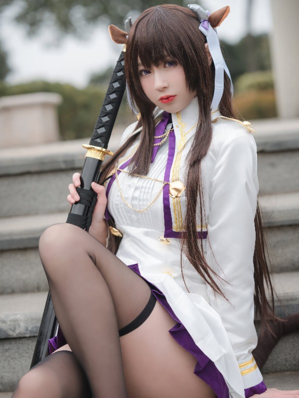 西园寺南歌: 水龙敬巫女 (19 photos) Sexy Cosplay