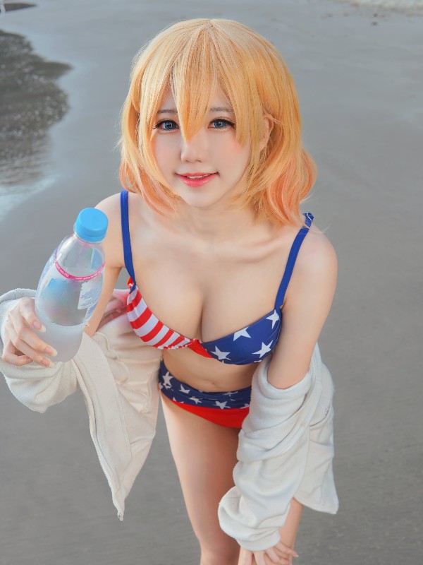 Sally Dorasnow: Sangonomiya Kokomi Bikini (Genshin Impact) (36 photos) Sexy Cosplay