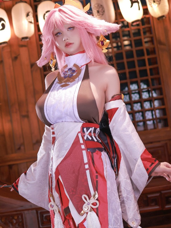 桜满三时: 魅魔甘雨 (15 photos) Sexy Cosplay