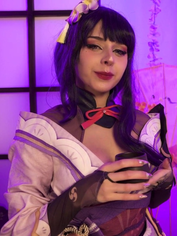 KawaiiMoan: Kuki Shinobu (Genshin Impact) (1 video) Sexy Cosplay