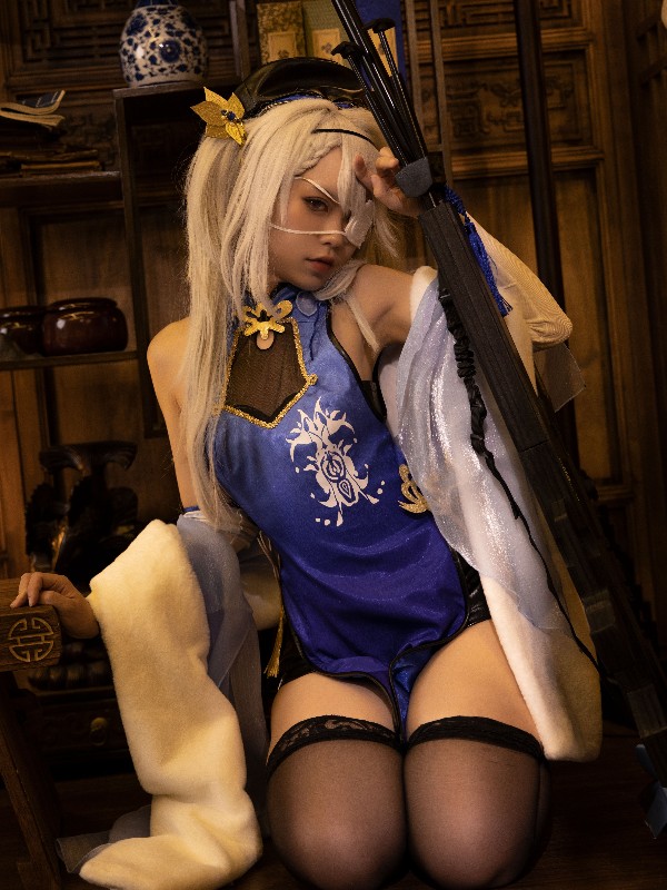 G44不会受伤 Vol.076: 碧蓝档案 美甘尼禄 (40 photos) Sexy Cosplay