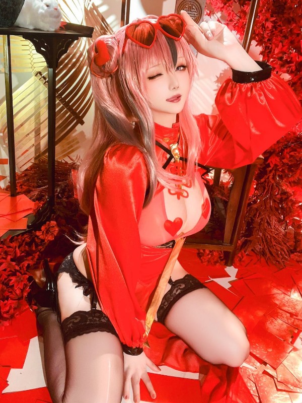 星之迟迟Hoshilily: 2024年01月计划赠品 RE：0 蕾姆 绵羊ver (38 photos) Sexy Cosplay