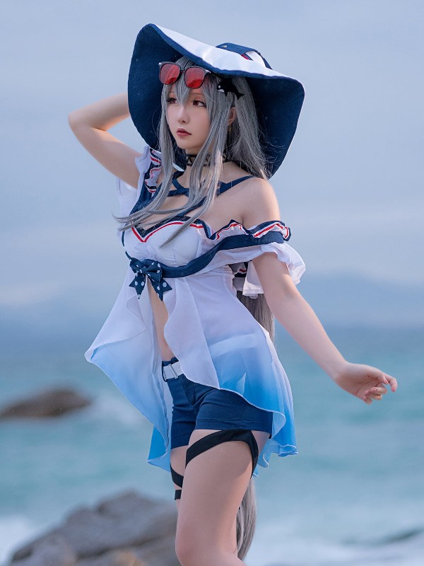 星之迟迟Hoshilily: W (15 photos) Sexy Cosplay