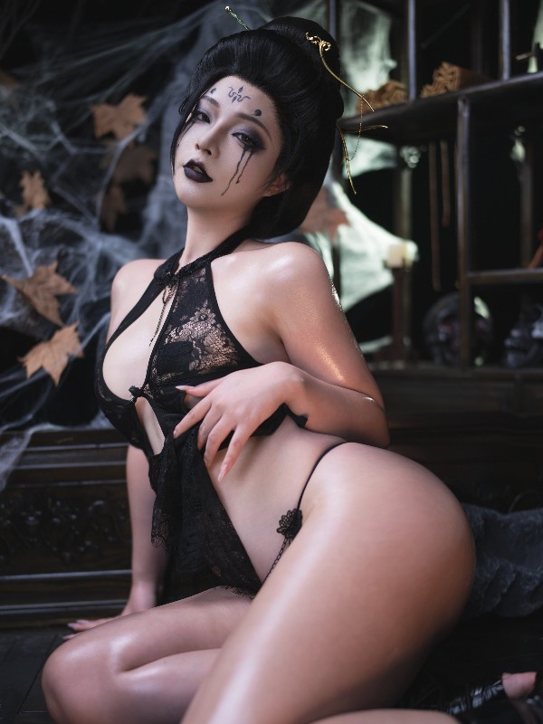 yuuhui玉汇: 2024万圣节特辑 魔女狂欢夜 (133 photos + 1 video) Sexy Cosplay