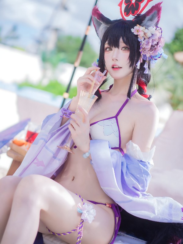 阿包也是兔娘 & 苏苏苏Sofia: 吊带袜天使 (33 photos) Sexy Cosplay