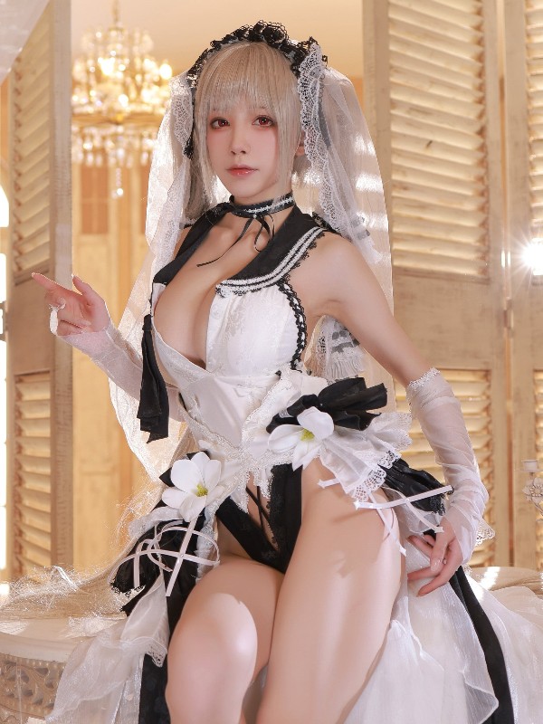 水淼Aqua: 2月梅登自拍 (30 photos) Sexy Cosplay
