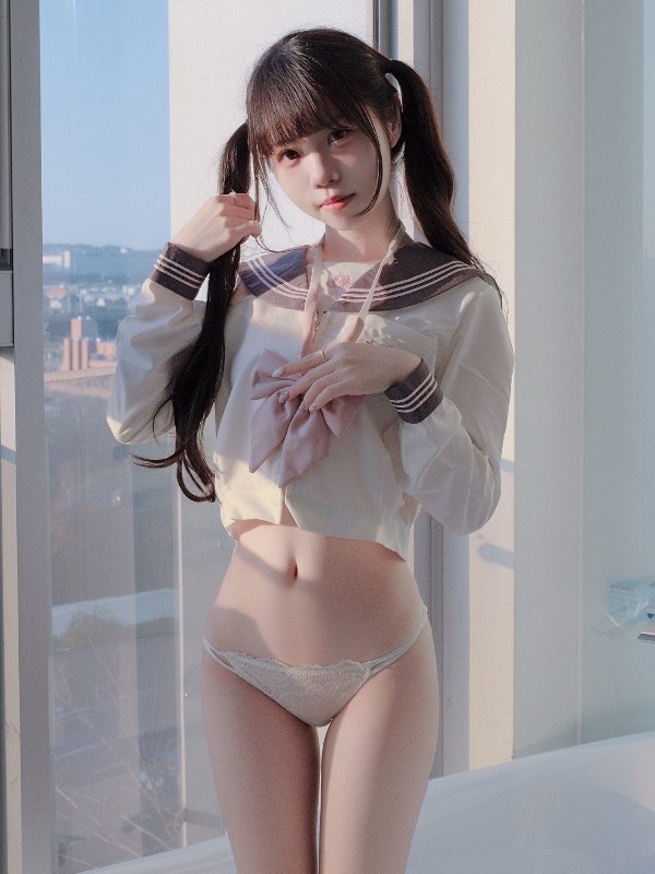 洛璃LoLiSAMA & 角楯花凛: 一之濑明日奈双人女仆 (129 photos) Sexy Cosplay