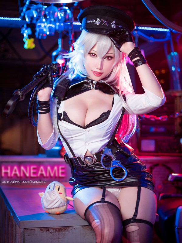 HaneAme: Night Cat (41 photos) Sexy Girl
