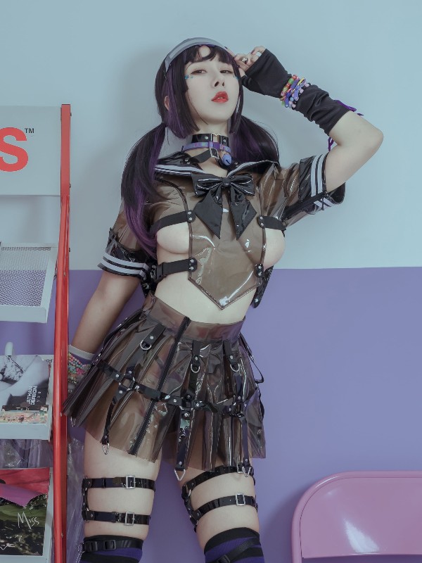 云溪溪 (Yunx1x1) No.032 奶桃 日系百合 (60 photos + 1 video)