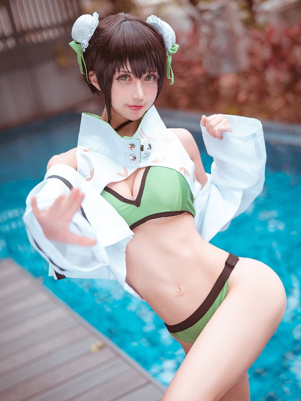 沖田凜花Rinka: 秦良玉水着ver (12 photos)