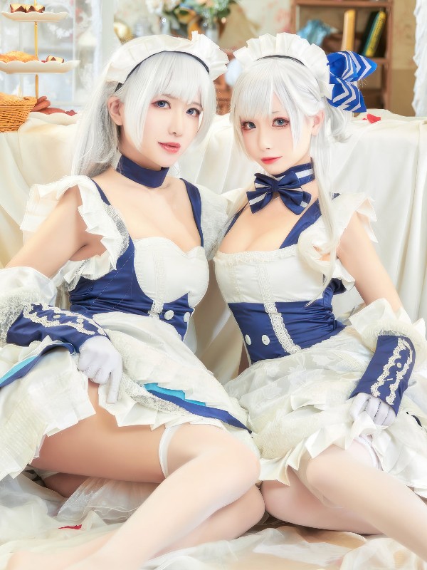 源纱希喵喵喵 & 犹大Yuta: 碧蓝航线 贝尔法斯特 (28 photos)